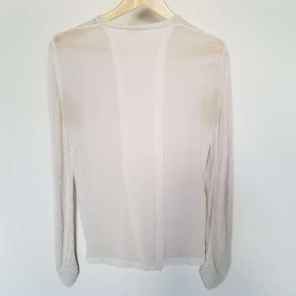 t. babaton Linen and Silk Knit Top - Picture 2 of 7